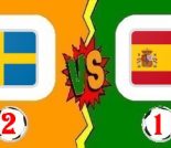 Resume Suède contre Espagne